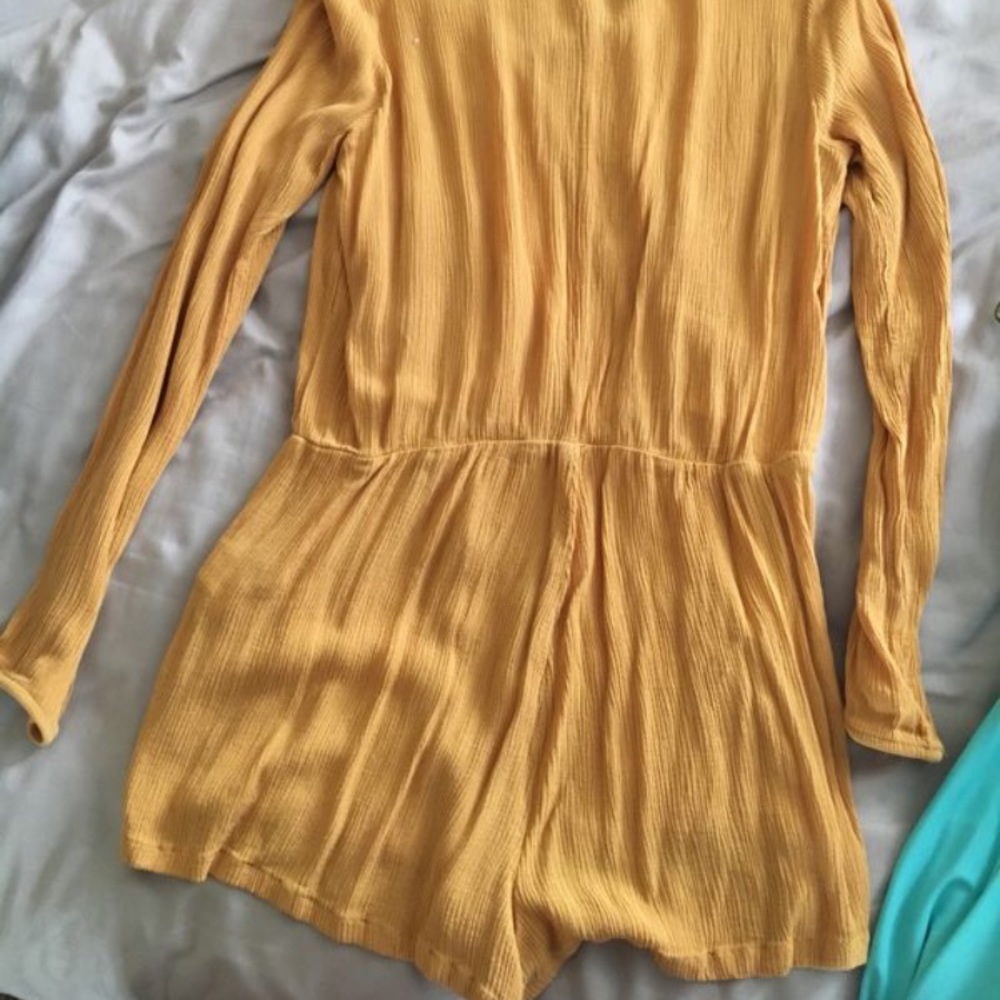 Mustard forever 21 romper - Picture 2 of 2
